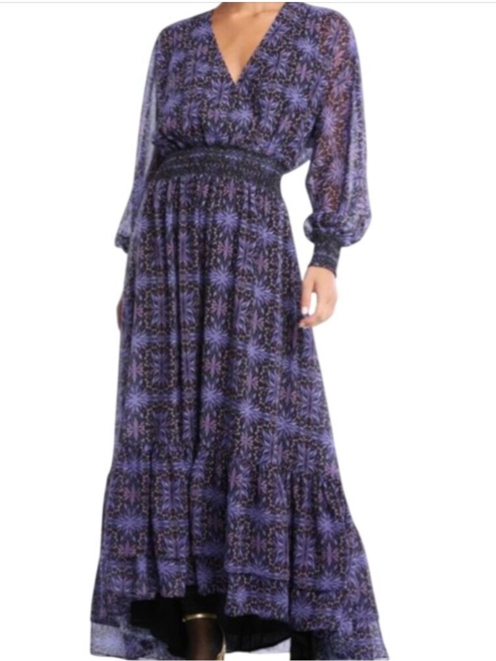 Allison NY Celine Dress Purple Kaleidoscope